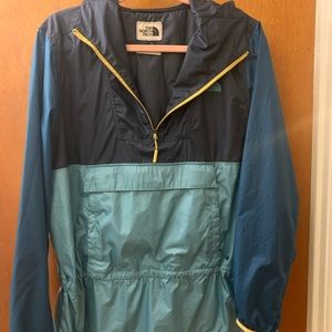 The North Face size L waterproof windbreaker